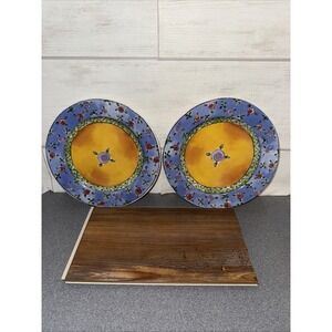 the sweet shoppe by sango Sue Zipkin Salad Plates Lot Of 2 Pink Lemonade